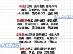 口袋联盟精灵培养全能攻略：策略与技巧解析