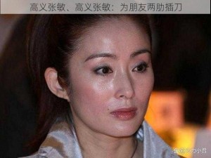 高义张敏、高义张敏：为朋友两肋插刀