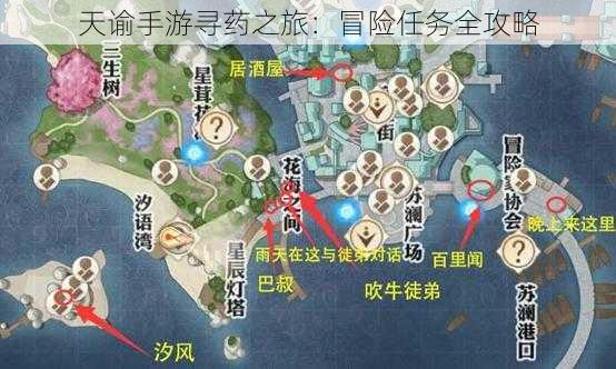 天谕手游寻药之旅：冒险任务全攻略