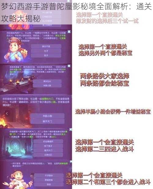 梦幻西游手游普陀蜃影秘境全面解析：通关攻略大揭秘