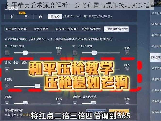 和平精英战术深度解析：战略布置与操作技巧实战指南