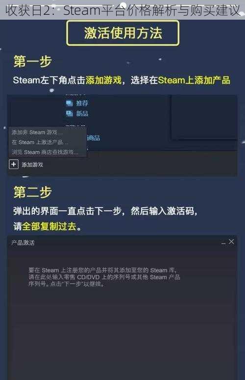 收获日2：Steam平台价格解析与购买建议